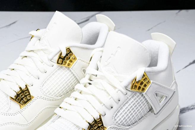 4 AQ9129-170 Gold Retro Jordan Metallic 0718